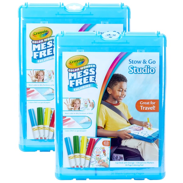 Color Wonder Mess Free Stow + Go Studio Travel Kit, PK2